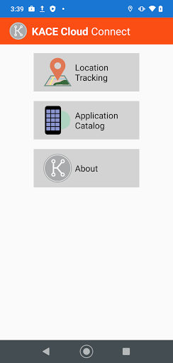 Android application KACE Connect screenshort