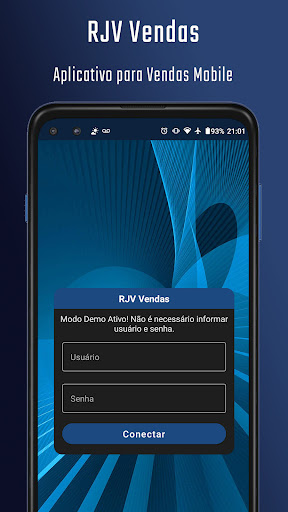 Android application RJV Vendas screenshort