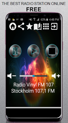 Android application SV Radio Vinyl FM 107 Stockhol screenshort