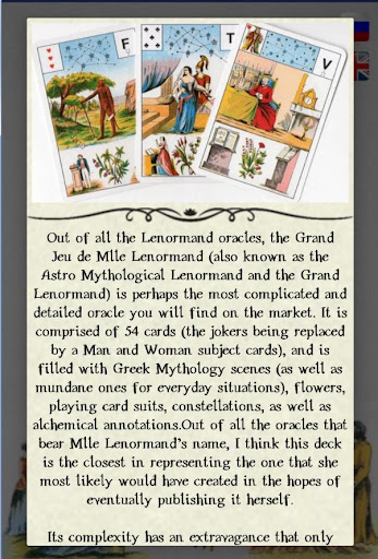 The Grand Lenormand Screen 2