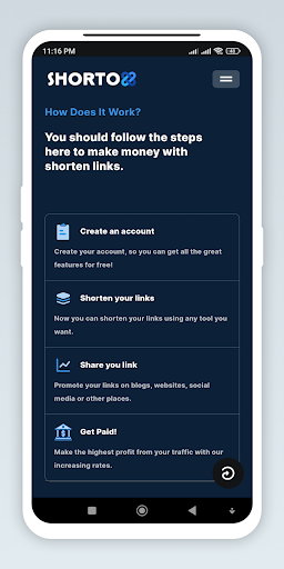 Shortox - Monetize Links Screen 2