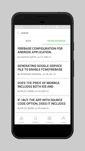 Screenshot of WordPress Blog App Builder