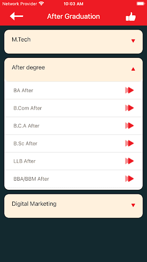 Career Guide Study Job Planner Screen 2