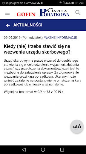 GOFIN Gazeta Podatkowa Screen 3