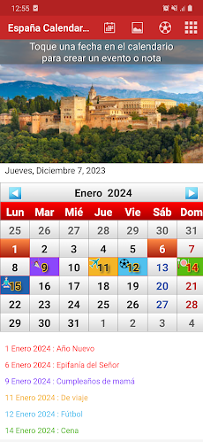 España Calendario 2024のおすすめ画像1