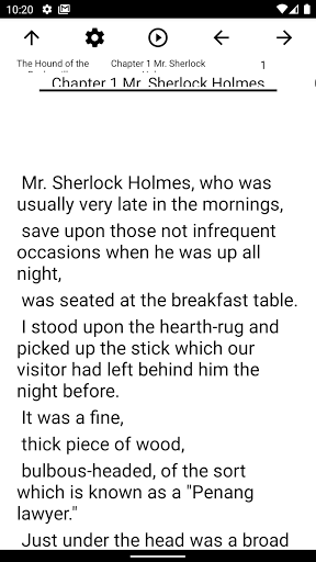 Book, The Hound of the Baskerv Screen 2