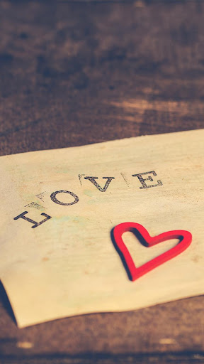 Android application love letter wallpaper screenshort