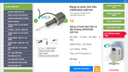 Động cơ bước stepper motor chính hãng