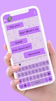 screenshot of Simple Purple SMS Theme