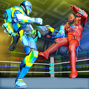 Fighting Ring Robot Wrestling Bots Fighter Grapple