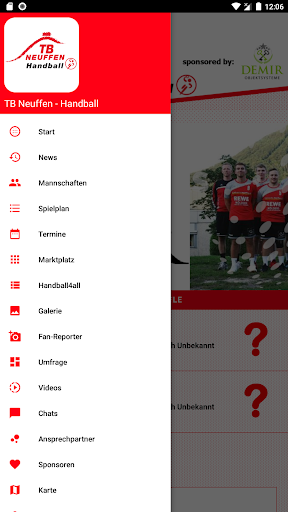 TB Neuffen - Handball Screen 3