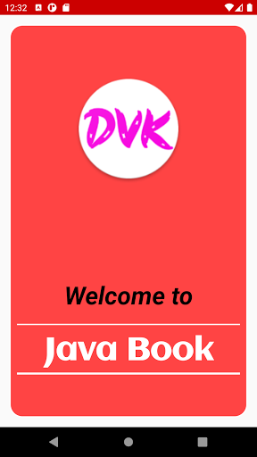 Android application Java Book for Beginners screenshort