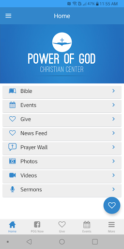 Power of God Christian Center Screen 2