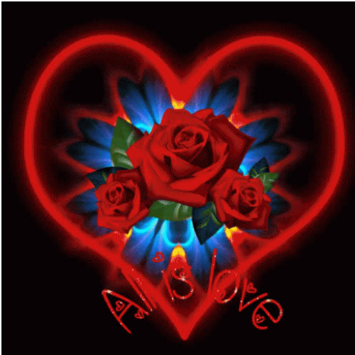 Flowers Love GIF logo