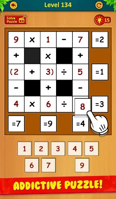 Math Puzzle Game - Math Pieces - Screenshot 2