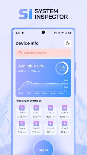 Android application System Inspector screenshort