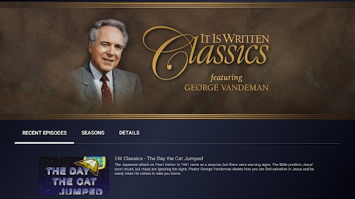 Screenshot of It Is Written TV