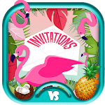 Cover Image of Download Flamingo Invitations 1.2 APK