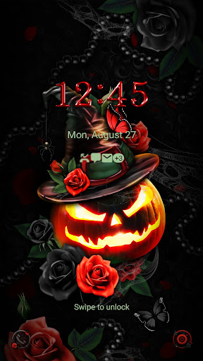 Dark Rose Halloween- Wallpaper Screen 2