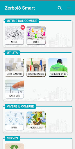 Android application Zerbolò Smart screenshort
