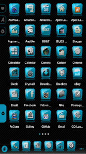 Slick Launcher Theme Cyan(圖4)-速報App