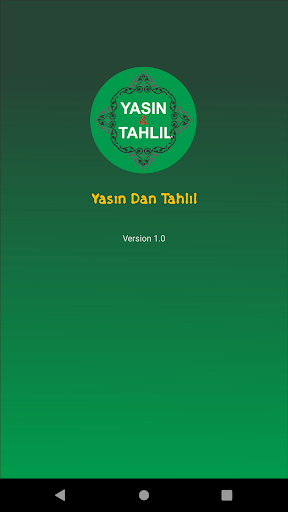 Android application Bacaan Yasin dan Tahlil screenshort