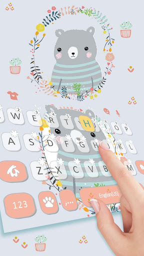 Cartoon Bear Theme Screen 2