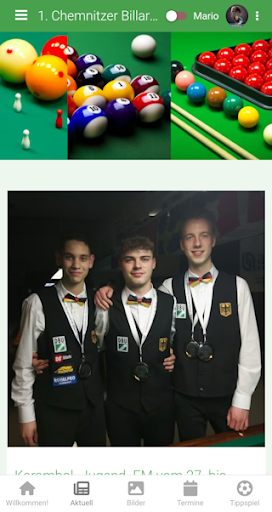 1. Chemnitzer Billardclub Screen 2