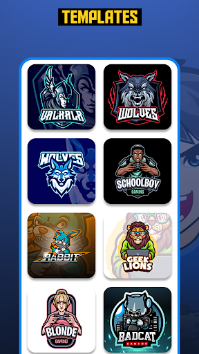 Android application Esports Gaming Logo Maker App screenshort