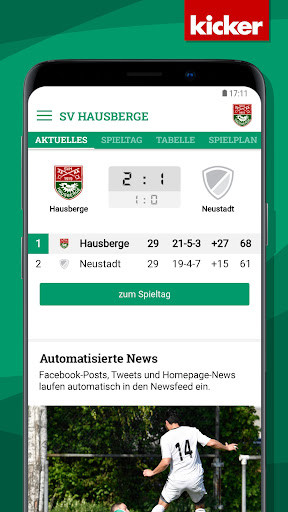 SV Hausberge von 1919 e.V. Screen 3
