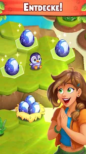 Paradise Paws: Merge Animals
