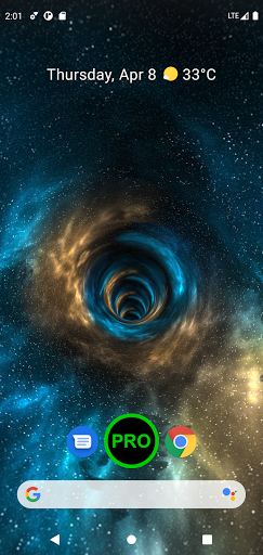 Wormhole 3D Live Wallpaper Screen 3