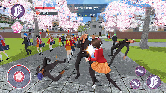 SAKURA School Girls Life Simulator Varies with device screenshots 10