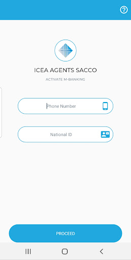 Android application ICEA Agents SACCO screenshort