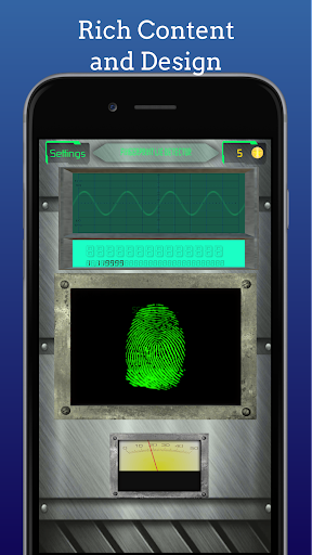 Android application Real Fingerprint Lie Detector screenshort