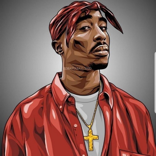 Tupac Shakur Wallpaper 4k 2023 logo