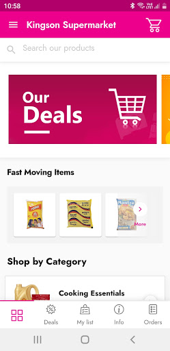 Android application Kingson.in - Online Grocery screenshort