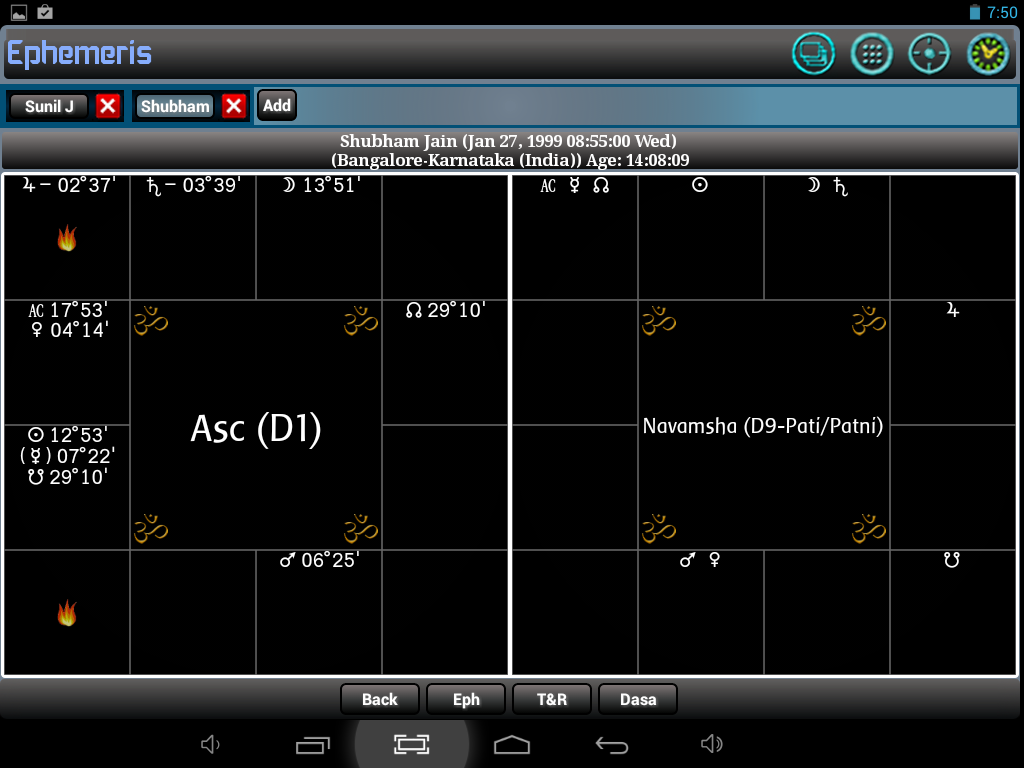 Ephemeris, Astrology Software Screenshot 8