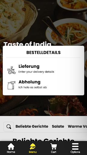 Taste of India Balingen Screen 3