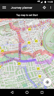 CycleStreets journey planner Screenshot