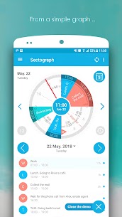 Free Sectograph. Day  Time planner Download 5