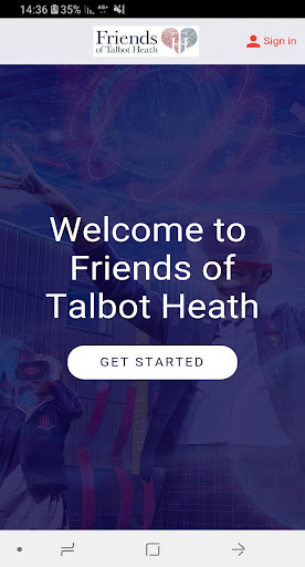 Android application Friends of Talbot Heath screenshort
