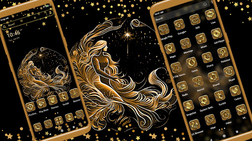 Android application Aquarius Theme Launcher screenshort