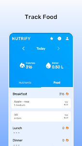 Nutrify - Nutrition Tracker