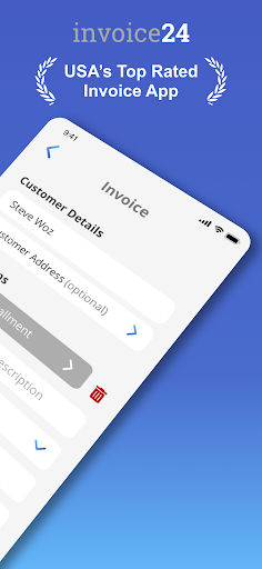 E Invoice Generator: invoice24 Screen 2