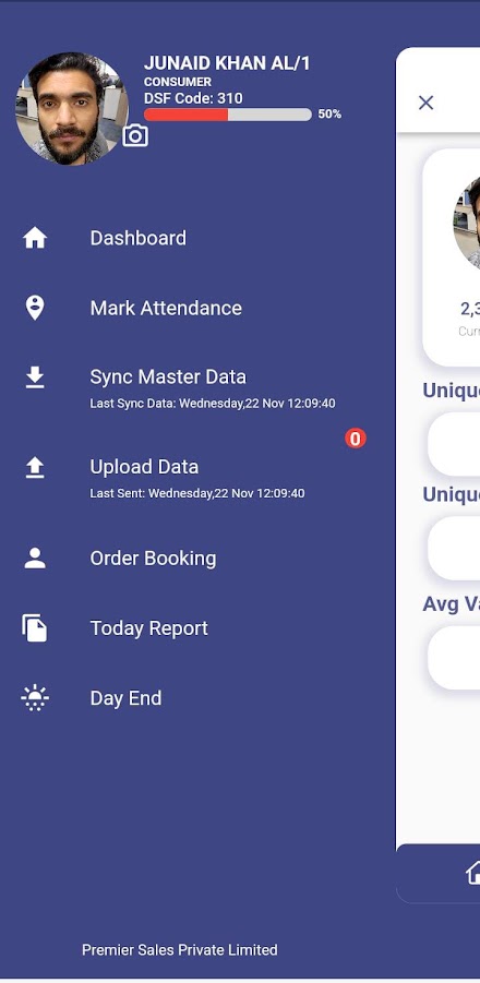 Premier Order Booking Screen 3