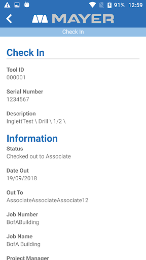 Mayer Rental Management Screen 3