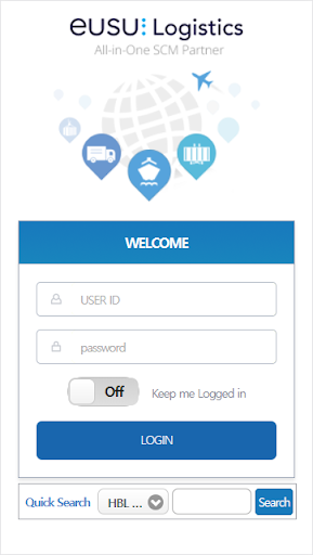Android application EUSU Logistics Mobile App screenshort