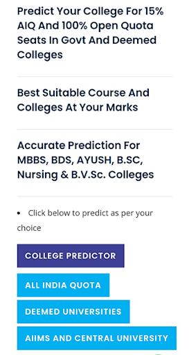 Beyond Ranks Neet Predictor Screen 2