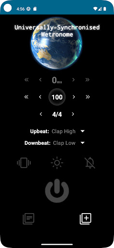 Android application UniversalMetronome screenshort